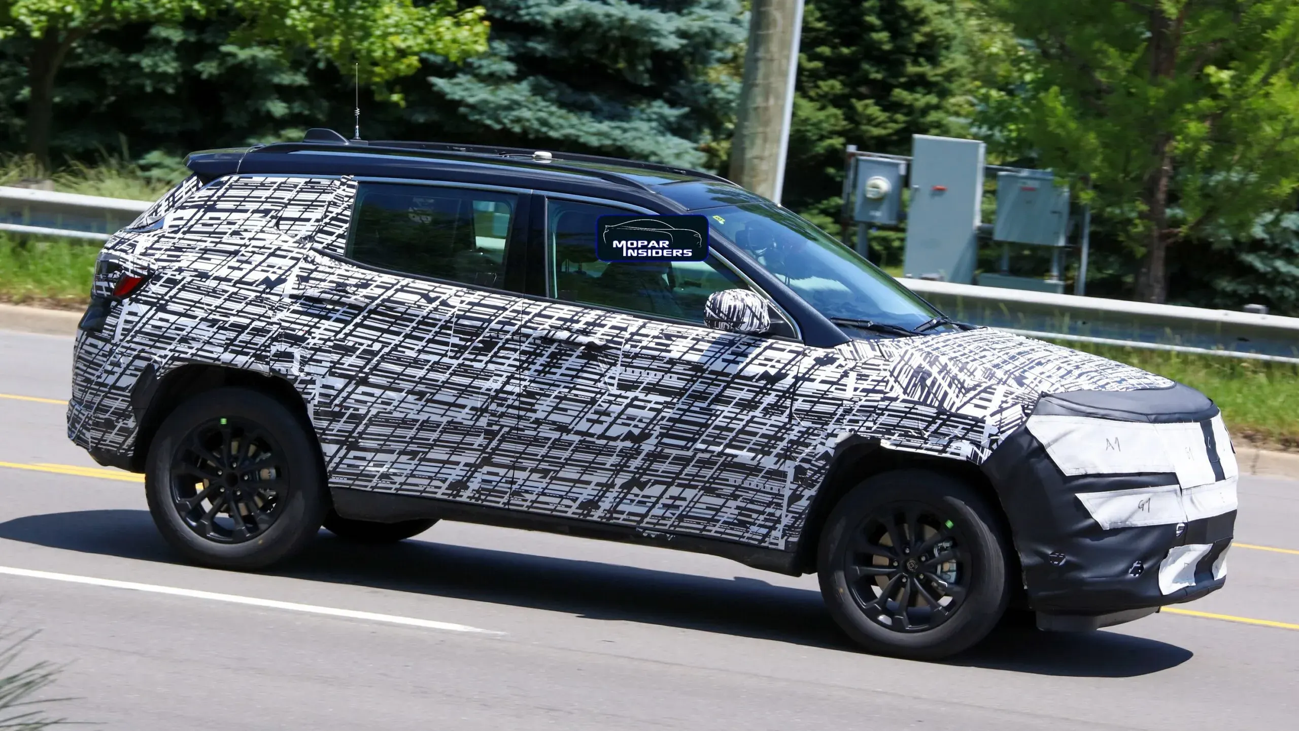 Jeep Compass 2022 foto spia India