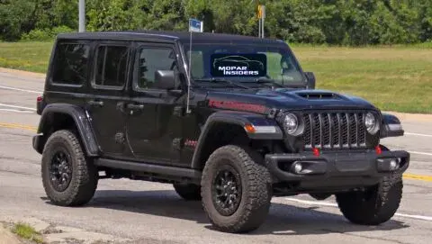 Jeep Wrangler Rubicon 392produzione foto spia