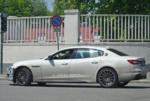 Maserati Quattroporte 2021 ultime foto spia