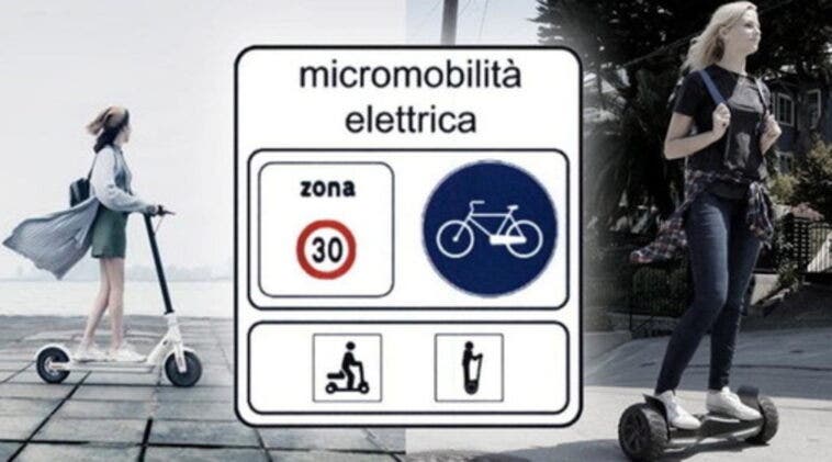 cartello micromobilità