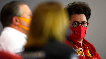 Zak Brown e Binotto