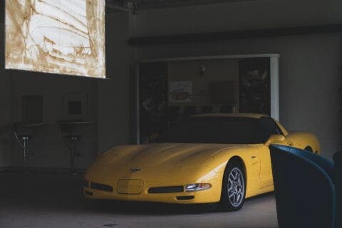 Chevrolet Corvette Z06 C5 abbandonata