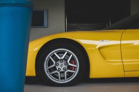 Chevrolet Corvette Z06 C5 abbandonata