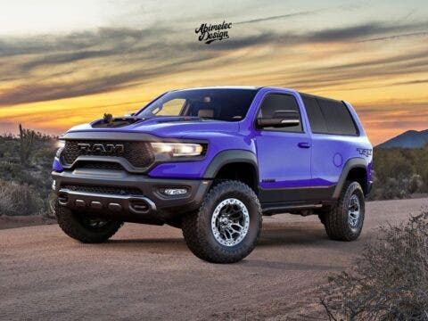 Dodge Ramcharger TRX render