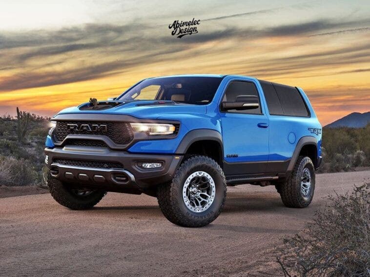 Dodge Ramcharger TRX render