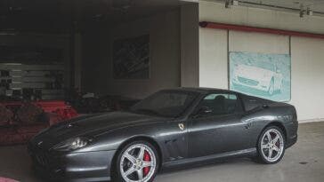 Ferrari 575 Superamerica abbandonata