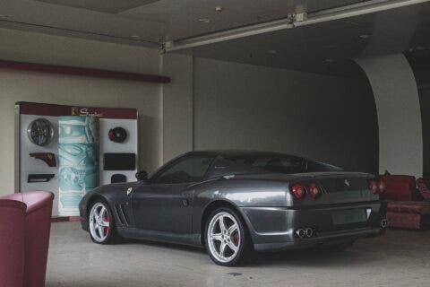 Ferrari 575 Superamerica abbandonata