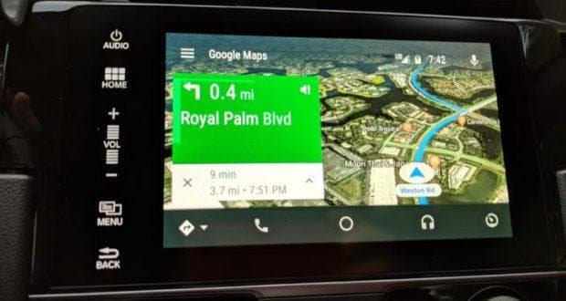 Google Maps Android Auto