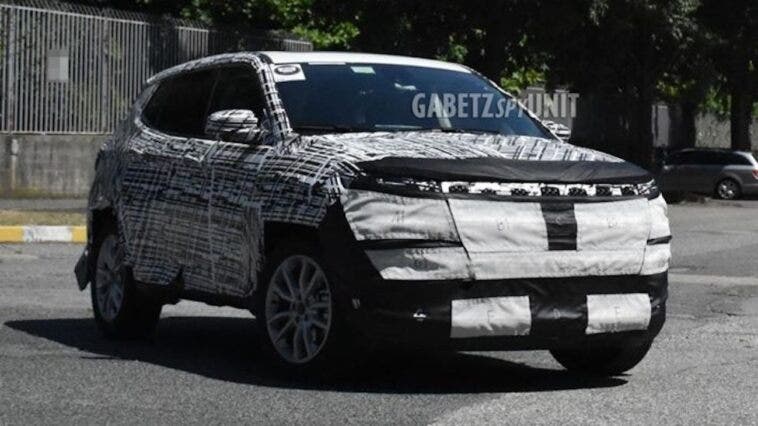 Jeep Compass 2022 prototipo foto spia