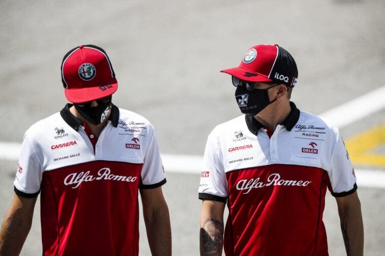 Raikkonen e Giovinazzi