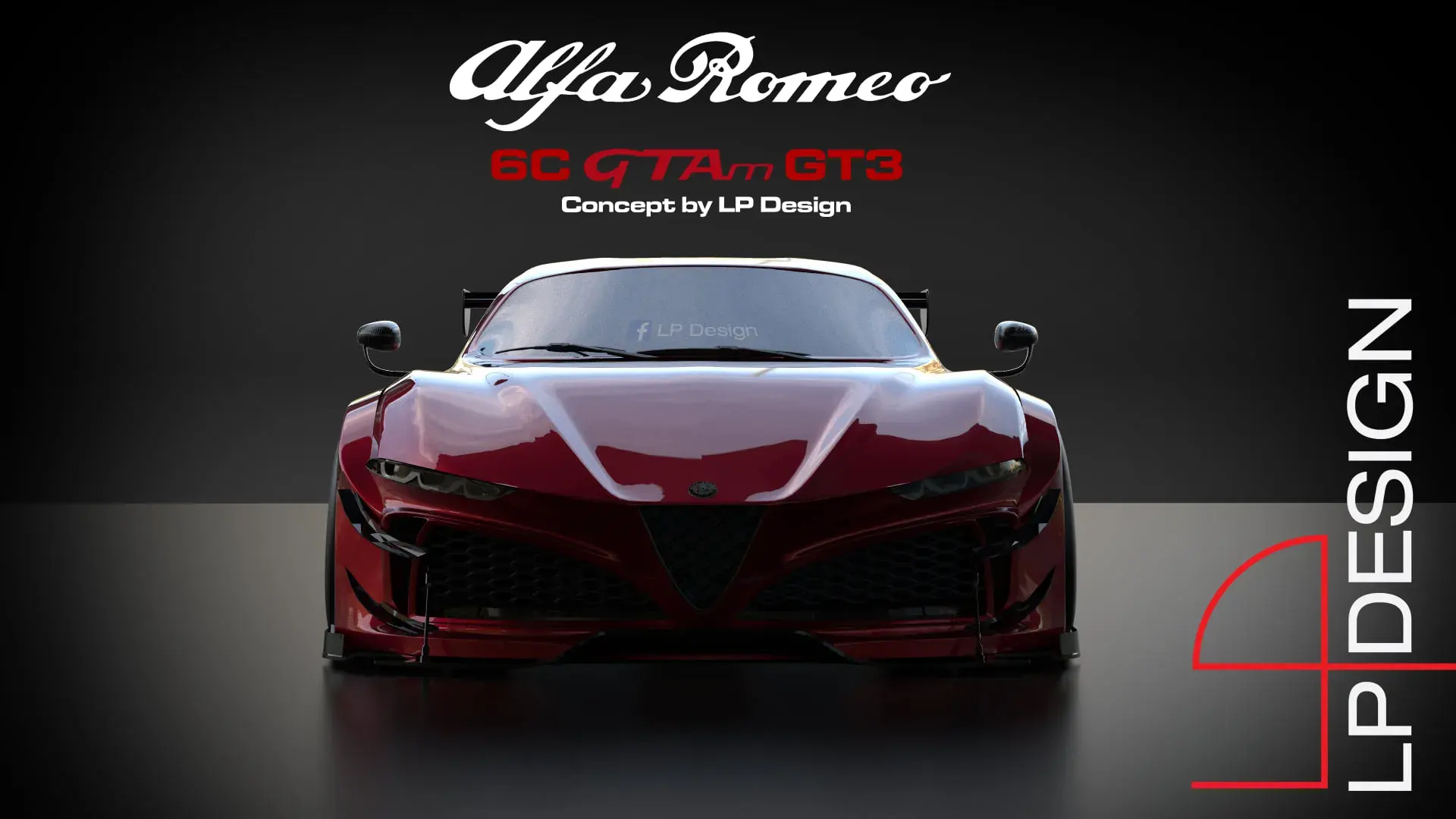 Alfa Romeo 6C GTAm GT3 render