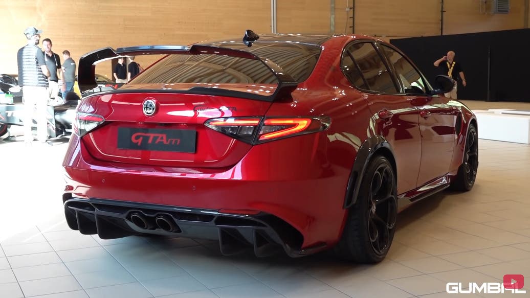 Alfa Romeo Giulia GTAm test accelerazione