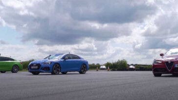 Alfa Romeo Giulia Quadrifoglio Audi RS5 BMW M4