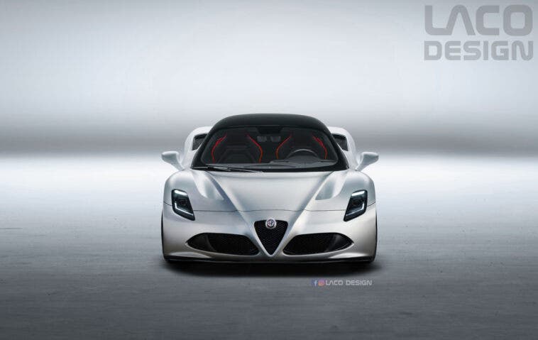 Alfa Romeo Maserati MC20 render