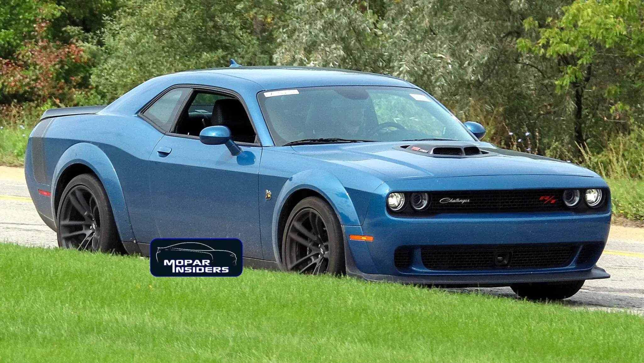 Dodge Challenger R/T Scat Pack Shaker Widebody 2021 si mostra dal vivo