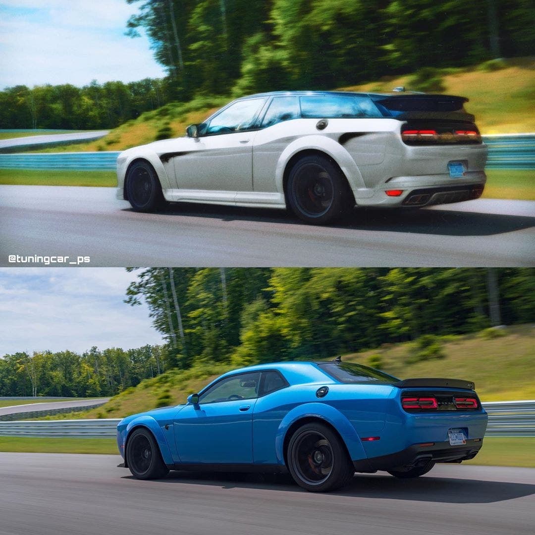 Dodge Challenger SRT Hellcat Wagon render