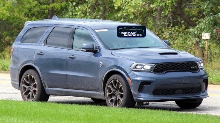 Dodge Durango SRT Hellcat prototipo foto spia