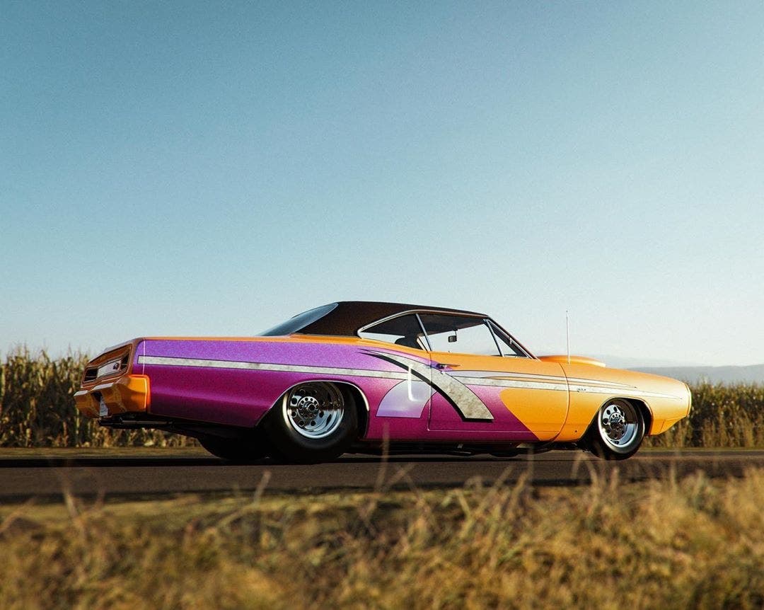 Dodge Super Bee moderna render