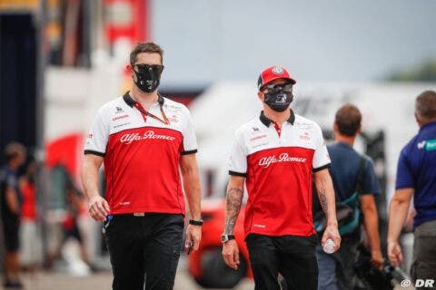 Giovinazzi e Raikkonen