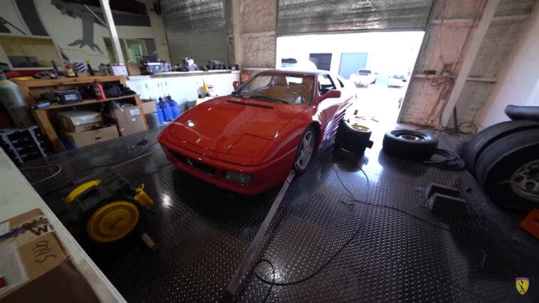 Ferrari 348 test banco di prova