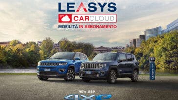 Jeep Renegade e Compass 4xe Leasys CarCloud