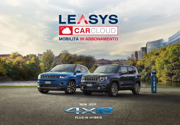 Jeep Renegade e Compass 4xe Leasys CarCloud