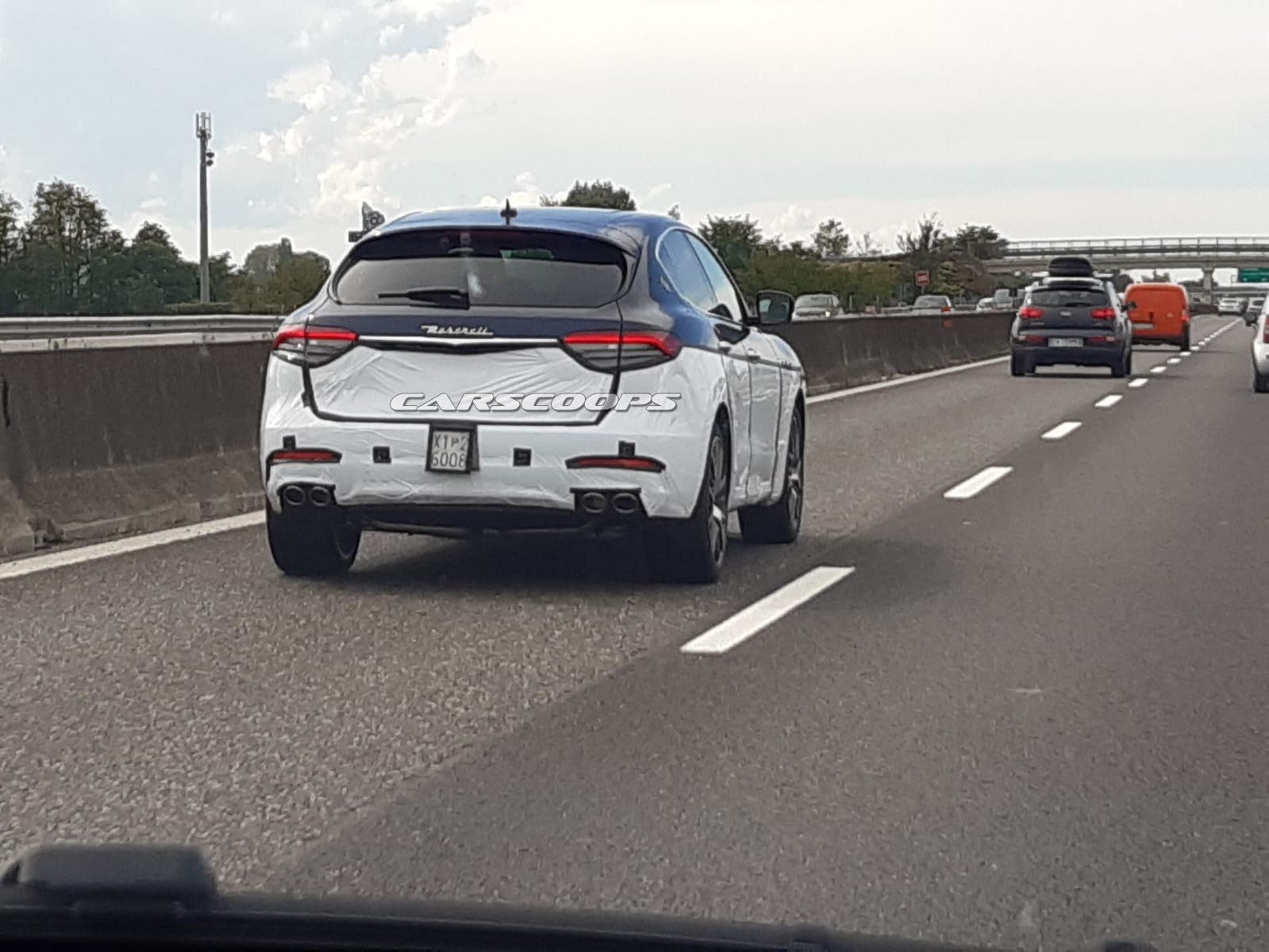 Maserati Levante 2021 foto spia Italia