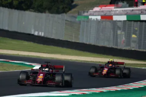 Vettel e Leclerc