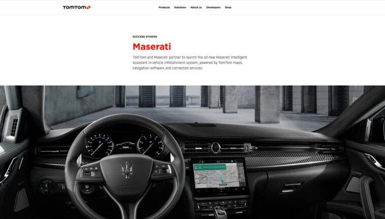 maserati tomtom