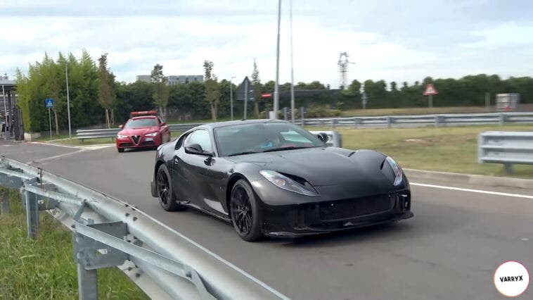 Ferrari 812 GTO foto spia Varryx