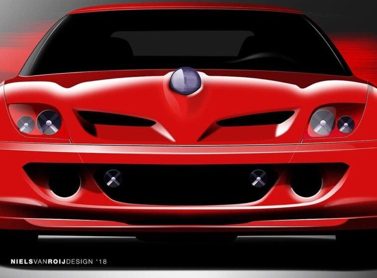Ferrari Breadvan moderna omaggio