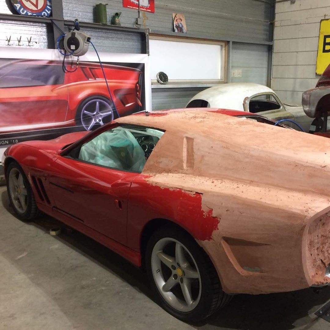 Ferrari Breadvan moderna omaggio