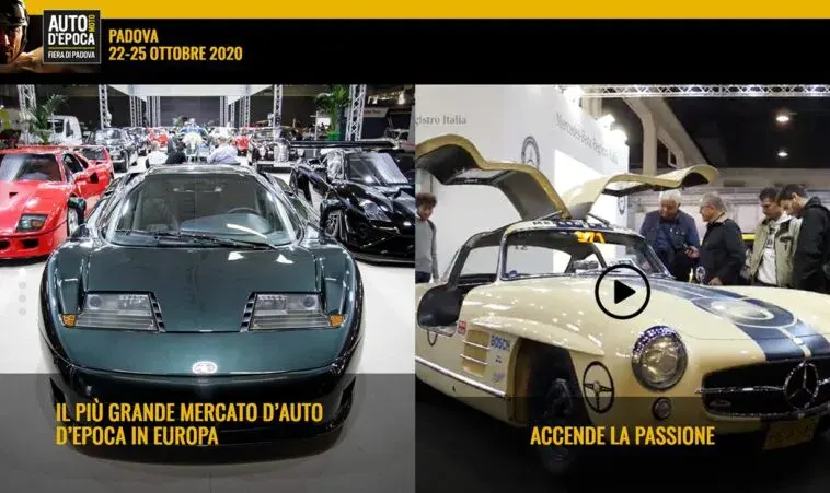 Salone Auto e Moto d'Epoca 2020 Padova