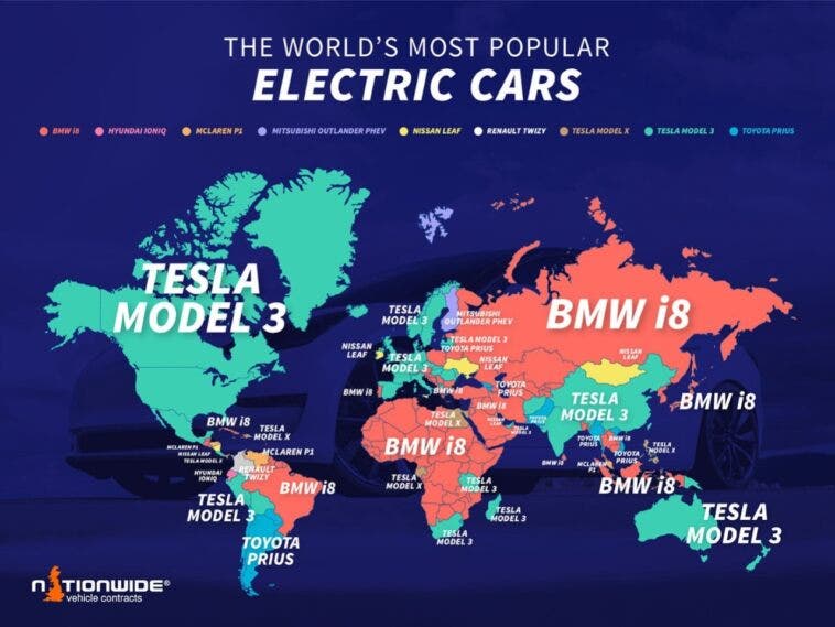 Veicoli elettrici più popolari