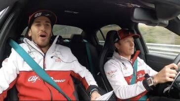 Giovinazzi e Raikkonen