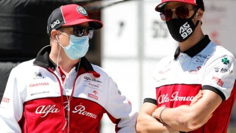 Raikkonen e Giovinazzi