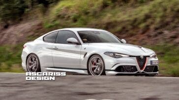Alfa Romeo Giulia Coupé render