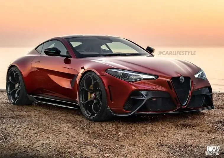 Alfa Romeo Giulia GTAm Coupé render