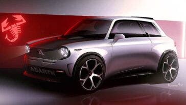 Autobianchi A112 Abarth moderna render