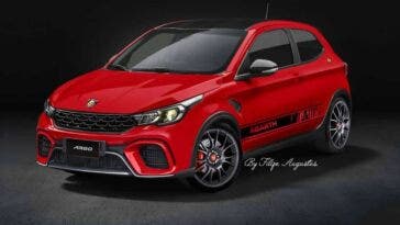 Fiat Argo Abarth render