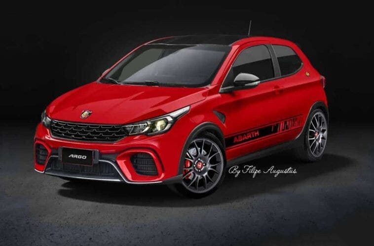 Fiat Argo Abarth render