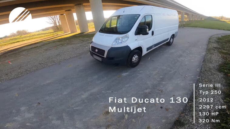 Fiat Ducato 2012 test velocità