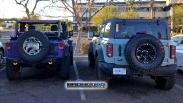 Ford Bronco Sasquatch 2021 vs Jeep Wrangler