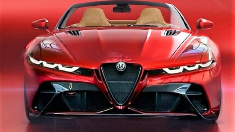 Alfa Romeo Spider Render