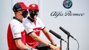 Giovinazzi e Raikkonen