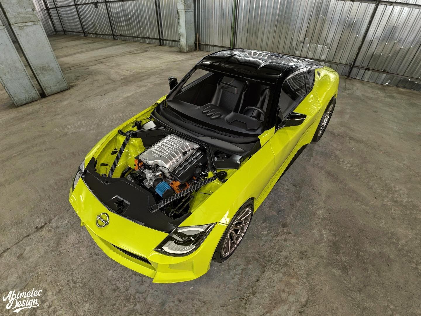 Nissan Z Proto Hellcat render