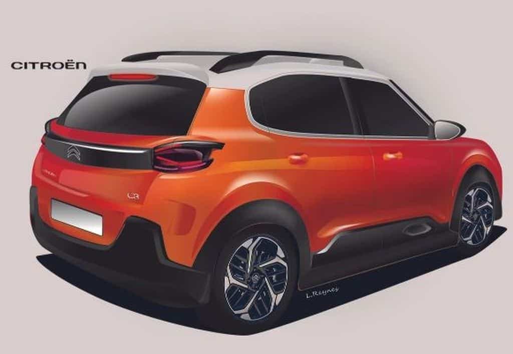 Nuova Citroën C3 render