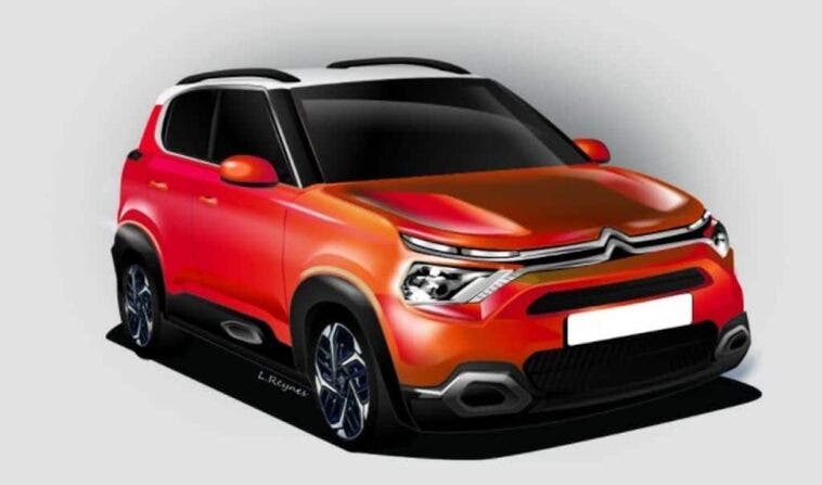 Nuova Citroën C3 render