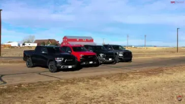 Ram 1500 TRX vs Ford F-150 Raptor drag race