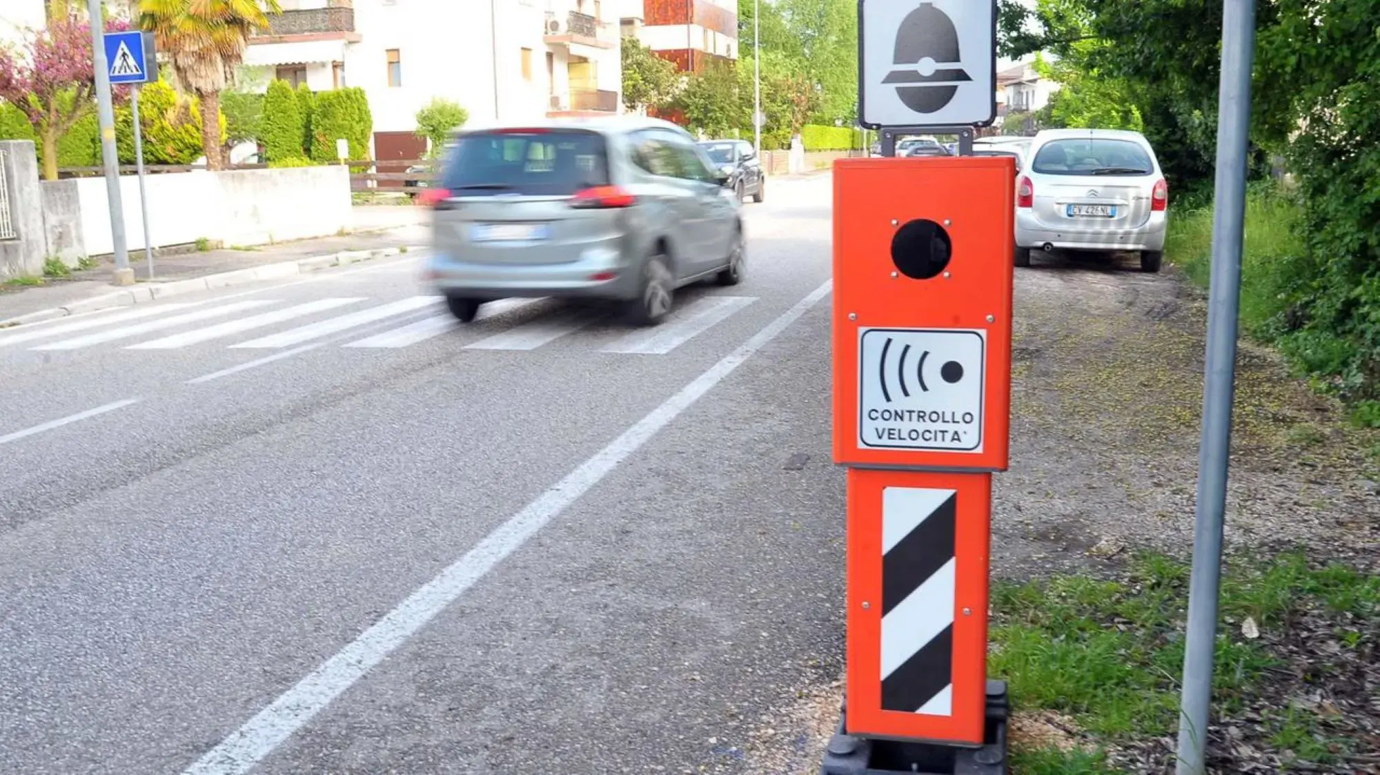 multa per bicicletta in strada extraurbana